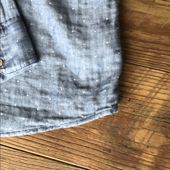 Men's 14th & Union blue longsleeve buttonup shirt - Picture 3 of 3